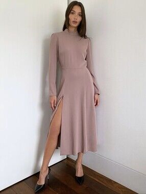 wilfred market long sleeve dress Market Longsleeve Slit Dress